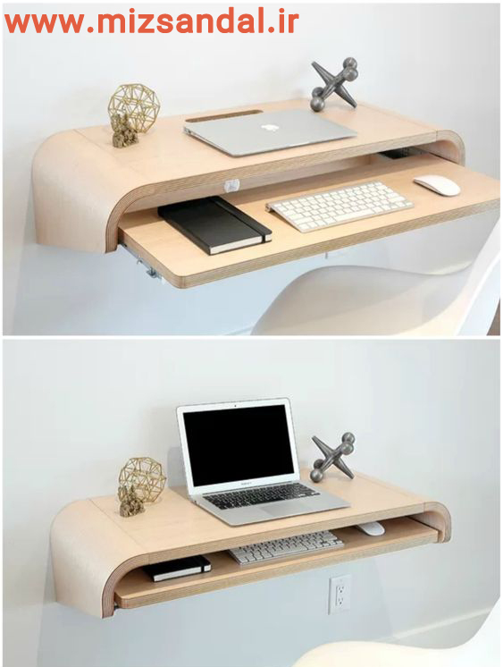 مدل میز لپ تاپ-طراحی میز کامپیوتر دیواری