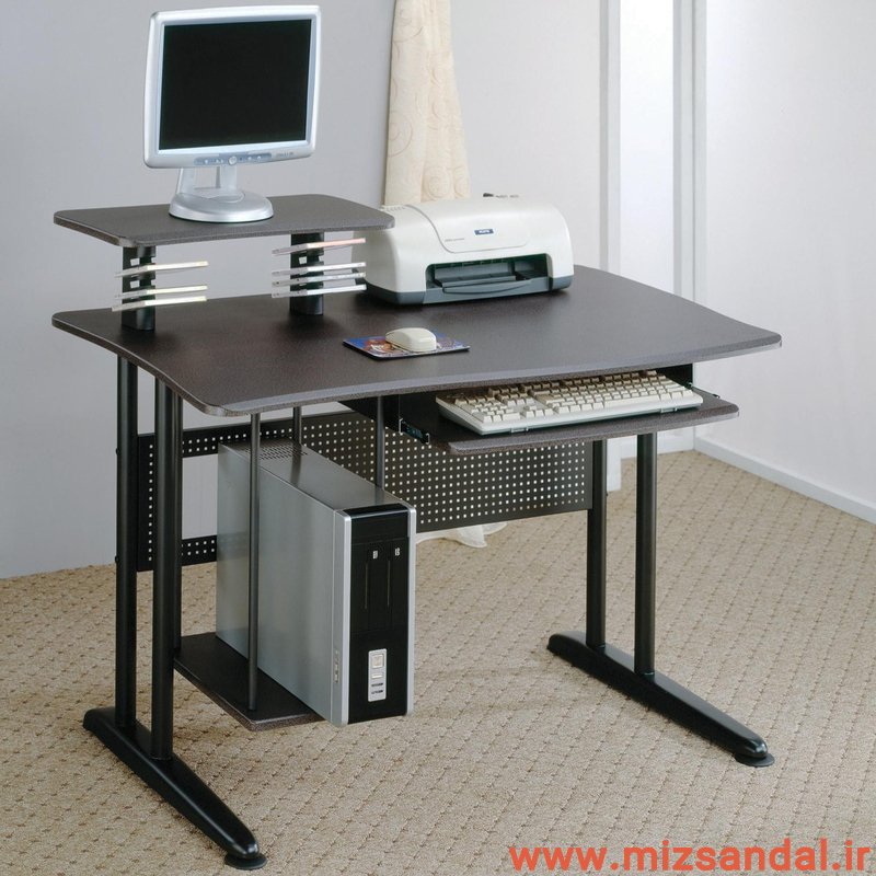 مدل میز کامپیوتر جادار و اداری- طرح میز کامپیوتر ام دی اف- طرح ها میز کامپیوتر شیک