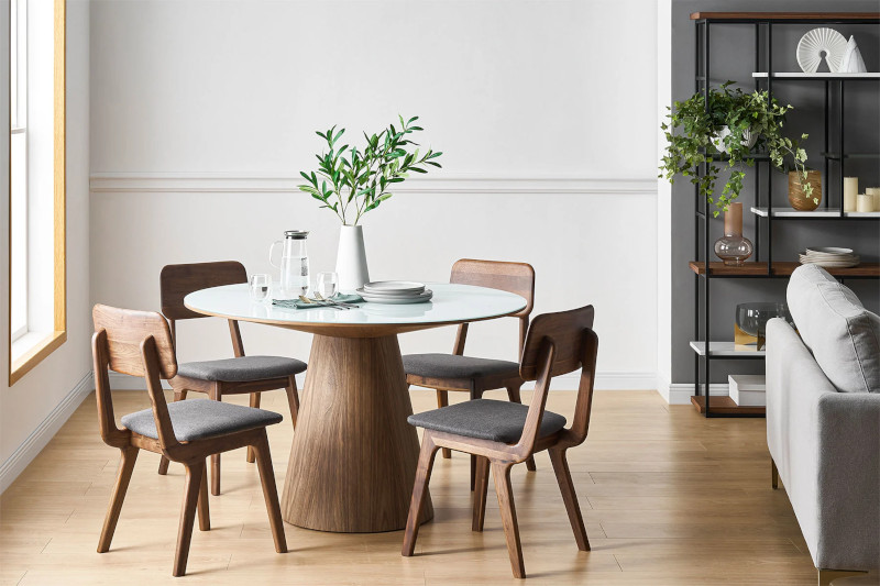 جدیدترین مدل میز ناهار خوری ساده و شیک- میز ناهار خوری چوبی