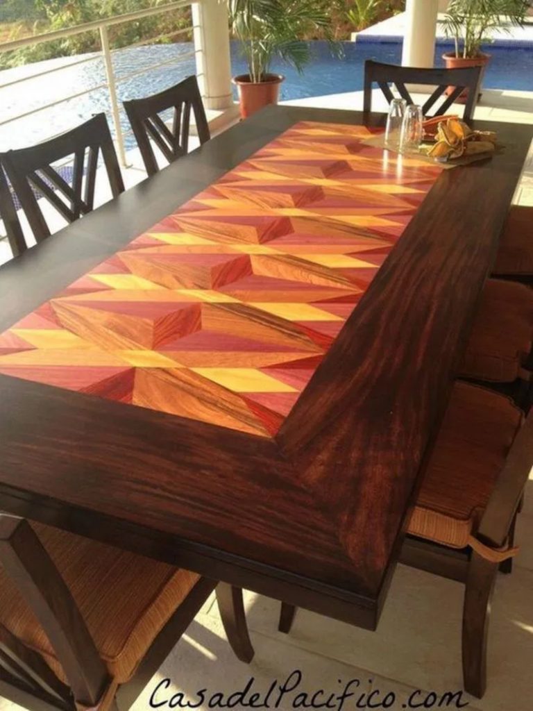مدل میز ناهار خوری چوبی-جدیدترین مدل میز ناهار خوری ام دی اف
