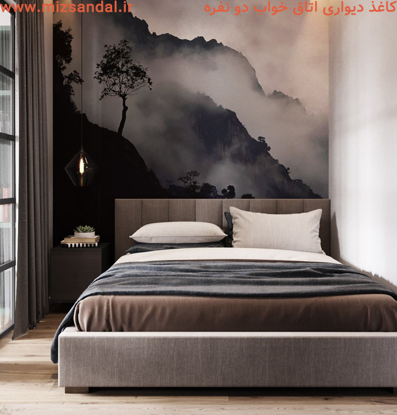 رنگ کاغذ دیواری برای اتاق خواب- رنگ کاغذ دیواری مناسب اتاق خواب- رنگ کاغذ دیورای اتاق خواب