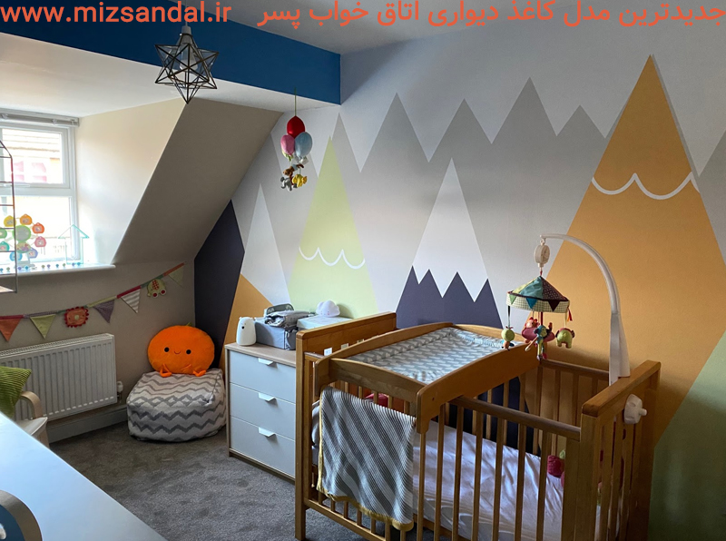 مدل کاغذ دیواری برای اتاق خواب کودک- پوستر دیواری اتاق خواب کودک- کاغذ دیواری اتاق خواب کودک اسپرت