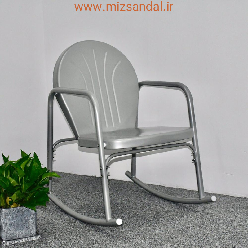 انواع صندلی راک فلزی-مدل صندلی راک فلزی-طرح صندلی راک فلزی-انواع صندلی راکر-عکس صندلی راک فلزی-صندلی راک سفید طلایی