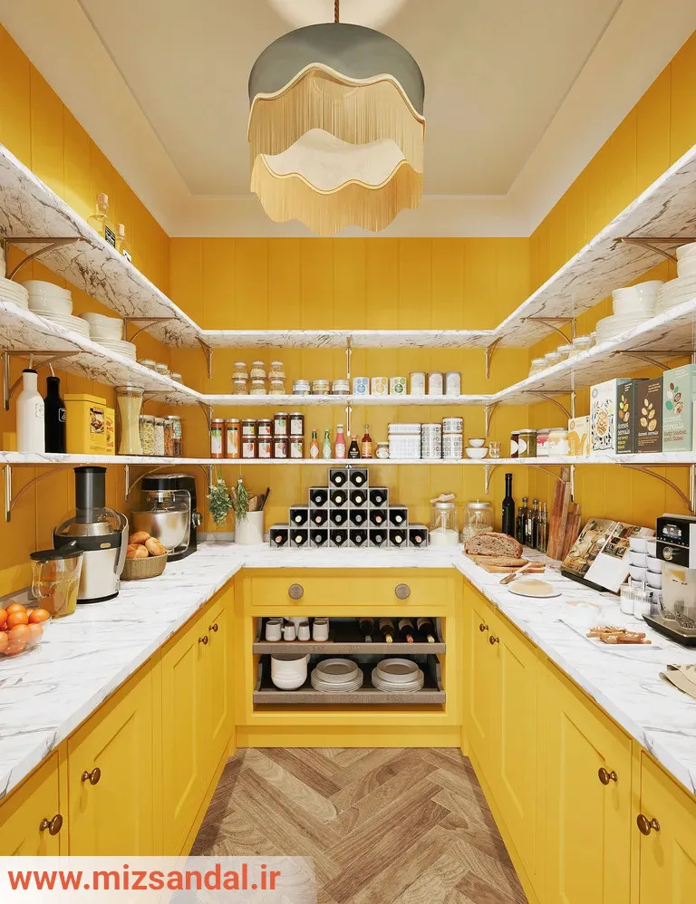انتخاب رنگ کابینت آشپزخانه کوچک