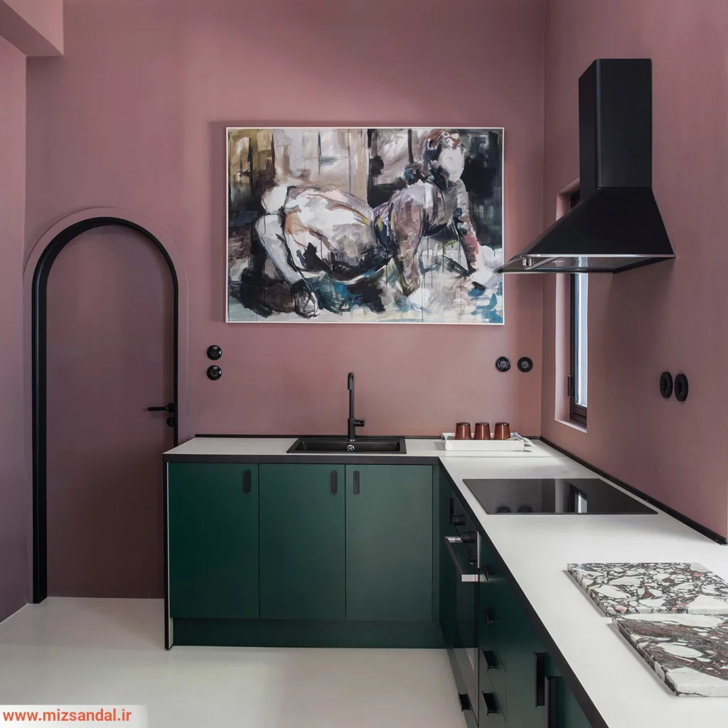 ۱۰ آشپزخانه زیبا با رنگ‌هایی زیبا